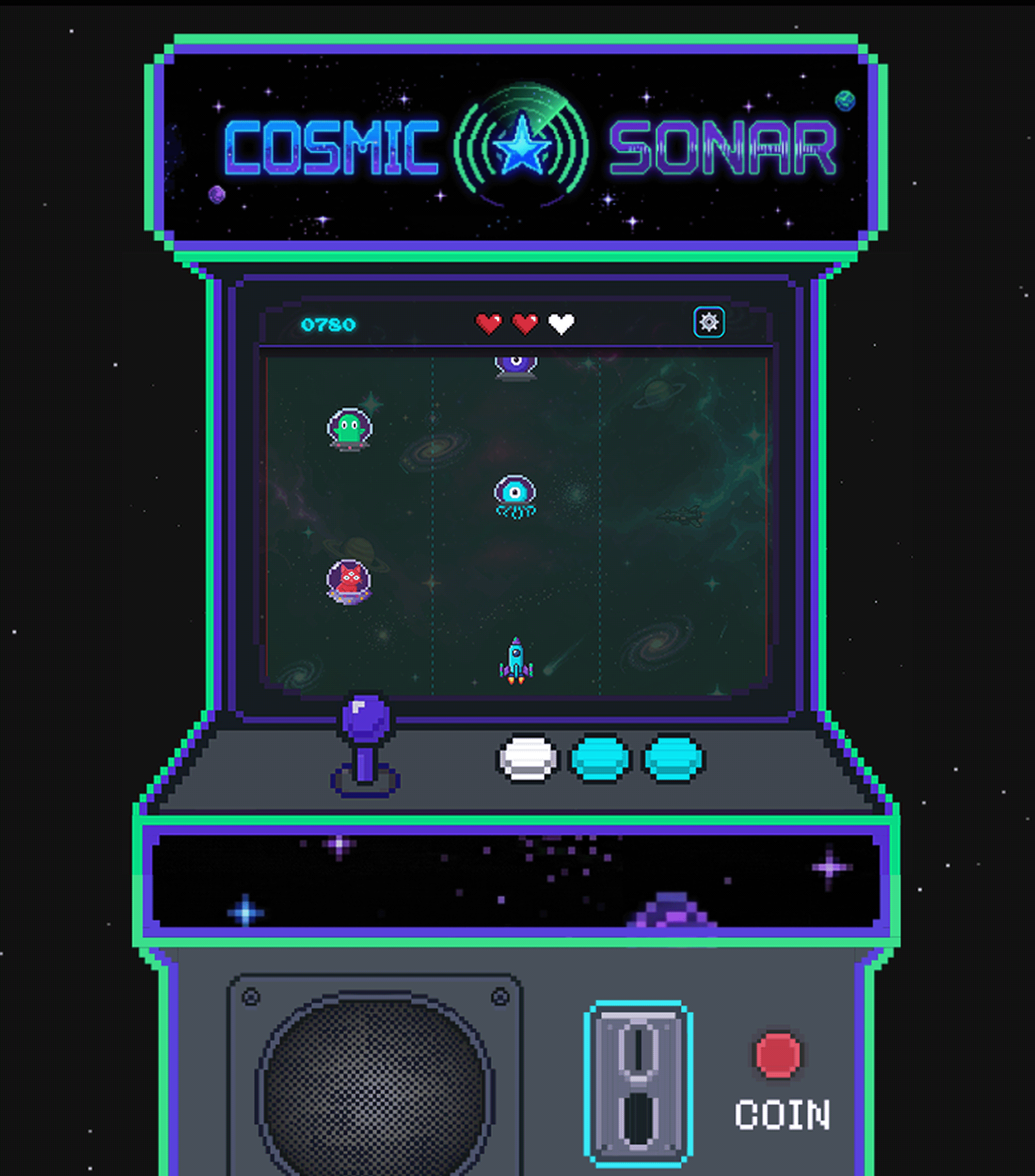 Illustration for Progettazione e sviluppo di 'Cosmic Sonar': un videogioco web accessibile audio-first